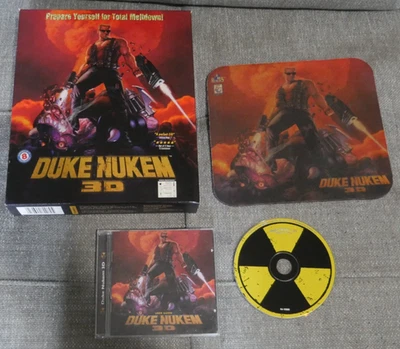 Alfombrilla de ratón rara PC Duke Nukem 3D (1996) 3D Realms caja grande ENVÍO GRATUITO Foto 1 de 4