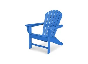 Polywood SBA15PB South Beach Adirondack Chair - Pacific Blue - Picture 1 of 3