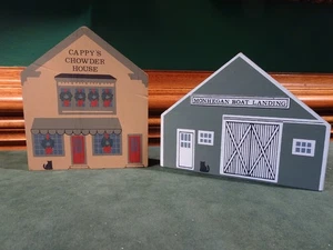 2 BLDGS CAT'S MEOW VILLAGE EN MAINE, CASA SOPA DE CAPPY + ATERRIZAJE DE BARCO MONHEGAN - Imagen 1 de 8