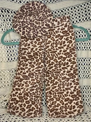Pantalones y boina vintage con estampado de leopardo Y2K Gymboree 2T Foto 1 de 3