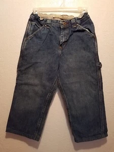 Lee Dungarees Kid's Carpenter Jeans Adjustable waistband size 12 HUSKY - Picture 1 of 7