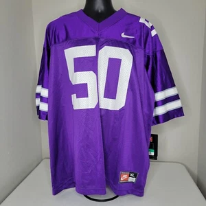 VINTAGE Nike Kansas State Wildcats Jersey Men's XL Purple White Football NWT!! - Picture 1 of 12