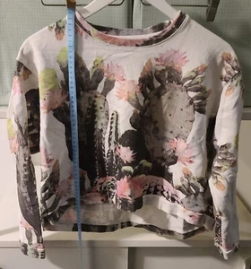 ✅ SALE - Zara Trafaluc - Pullover - Gr. S - Print - Bild 1 von 2
