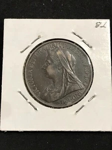 Great Britain 1900 One Penny - Bronze - High Grade - Picture 1 of 4