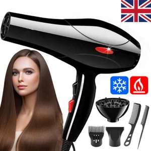 2200W Professional Style Hair Dryer Nozzle Concentrator Blower Pro Salon Heat UK - Picture 1 of 8