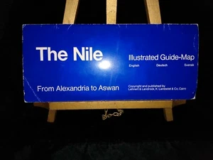 The Nile Vintage Folding Illustrated Map and Guide - Picture 1 of 6