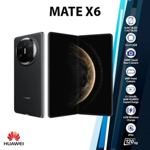 Huawei Mate X6 Android Mobile Phone (Black/12GB+512GB/Dual SIM/Unlocked/NEW) - Afbeelding 1 van 7