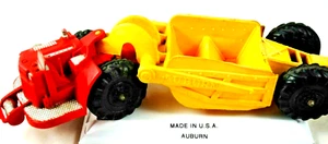 Vintage AUBURN Rubber Like VINYL EARTH MOVER / SCRAPER 270mm Long Made in USA - Picture 1 of 12