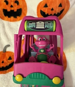 Barney’s World Adventure Bus Toy In Hand - Picture 1 of 8