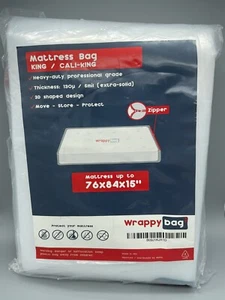 Wrappy bag Plastic Mattress Bag King/Cali-King - Picture 1 of 3