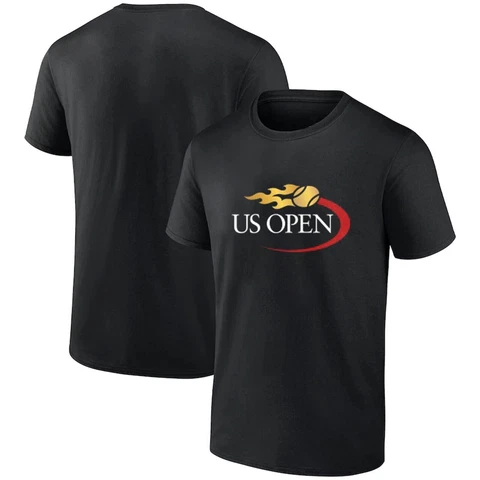 HOT!! US Open Tennis 2022 Grand Slam Logo Men's Black T-Shirt Unisex Size S-3XL Cover