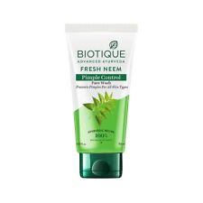 Biotique Fresh Neem Pimple Control Face Wash Prevents Pimples 150ml 