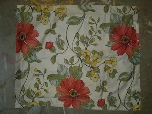 Pottery Barn "Orange/Yellow Floral" Standard Sham - Picture 1 of 3