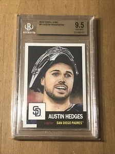 2018 TOPPS LIVING #51 AUSTIN HEDGES PADRES PIRATES BGS 9.5 GEM MINT - Picture 1 of 3