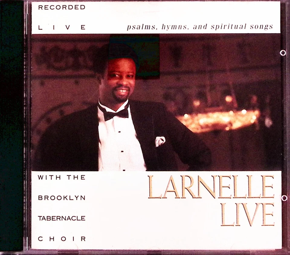 LARNELLE HARRIS WITH THE BROOKLYN TABERNACLE CHOIR – LARNELLE LIVE BENSON CD5974 Foto 1 de 4
