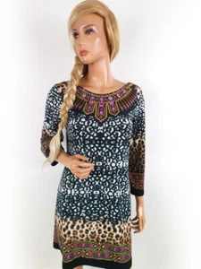 ECI New York Größe S Kurz Minikleid Kleid Manche 3/4 Kristalle - Bild 1 von 5