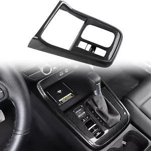 para Honda CR-V 2022 2023 Fibra de carbono Caja de cambio Marco Cubierta 1 pieza - Imagen 1 de 11