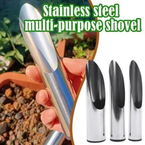 Herramienta de jardinería con cuchara de suelo de bonsái de acero T3G0 - Imagen 1 de 15