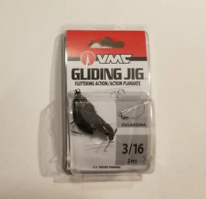 VMC Gliding Jig Oklahoma 3/16 Antique Gold 2-Pack Flashing Action - Picture 1 of 2