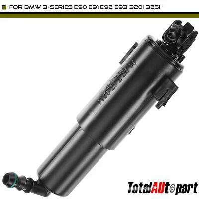 Boquilla de lavado de faros izquierda/derecha para BMW Serie 3 E90 E91 E92 E93 320i 325i Foto 1 de 4