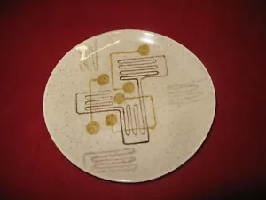 Vintage Red Wing Pottery Futura CRAZY RHYTHM ONE Bread & Butter Plate MCM - Picture 1 of 7