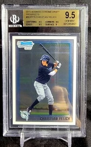 2010 Bowman Chrome Draft Christian Yelich RC #BDPP78 BGS 9.5 - Bild 1 von 2