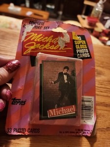 1984 Vintage Michael Jackson 33 Card Complete Set Topps Music Trading Cards NEW