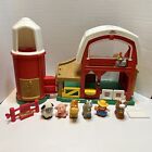 Silo 6 figurines Fisher Price 2005 Little People Farm Grange Silo 6 animaux agriculteurs SONS