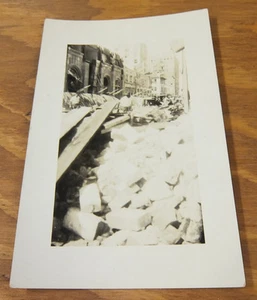 1926 Real Photo Postcard 9/18 HURRICANE DAMAGE, MIAMI, FL/CLEANUP NEXT DAY/H - Bild 1 von 1