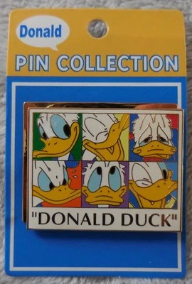 迪士尼徽章日本唐老鸭60岁生日六张脸徽章LE — 第 1/3 张图片