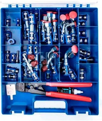 Burgaflex Automotive Air Con Fitting Kit - 61 Piece Kit - Image 1 of 4
