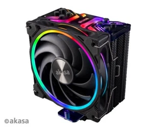 Enfriador de CPU de alto rendimiento Akasa AK-CC4018EP01 Soho H4 con ventilador RGB 120 mm - Imagen 1 de 8