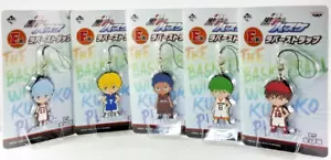 Kuroko's Basketball Rubber Mascot Strap Complete set Banpresto Ichiban Kuji - Picture 1 of 6