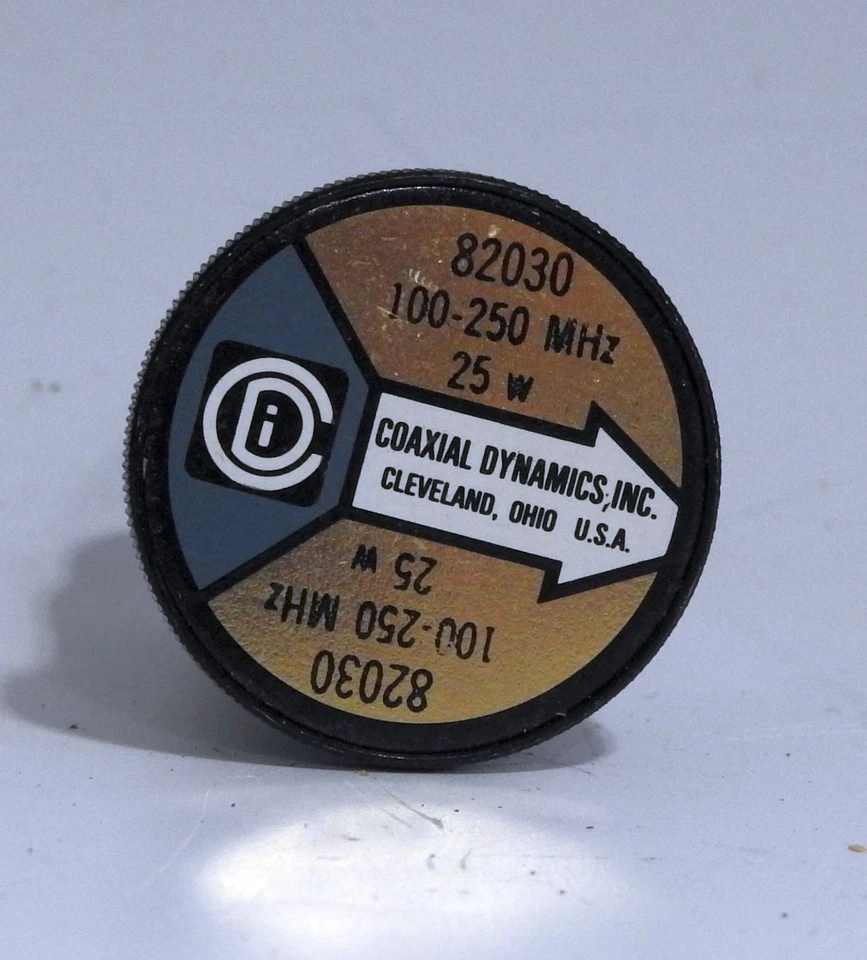 SAVE 50%+ COAXIAL DYNAMICS 82030 BIRD 25C 25WATT 100-250 MHz BIRD 43 SENSOR - Image 1 of 1