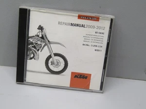 2009-2012 KTM 65 SX XC OEM REPAIR MANUAL DVD - Picture 1 of 2