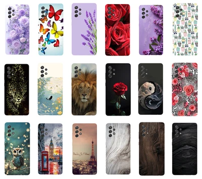 Cover Custodia Per Samsung Galaxy A72 case In TPU Silicone Morbida Fantasia - Immagine 1 di 3