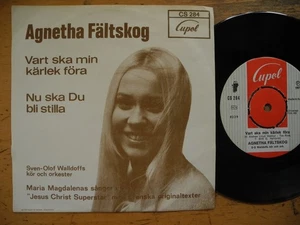 AGNETHA FÄLTSKOG Vart ska min kärlek föra 45 7" single 1972 Sweden VG(+) - Picture 1 of 2