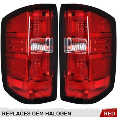 Luces traseras LED Recon 264238RD lente roja 14-18 Silverado 1500/HD Foto 1 de 4