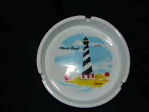 Cenicero de cerámica vintage Myrtle Beach, SC con casa de luz - Imagen 1 de 2