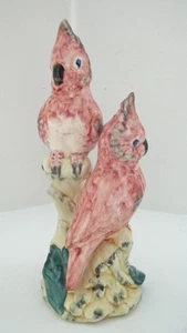 Stangl Pottery Birds DOUBLE PINK COCKATOOS #3405D signed MD - Picture 1 of 8