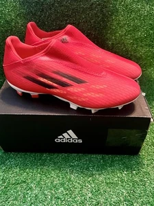 ADIDAS X SPEEDFLOW.3 LL FG LACELESS SOCCER CLEATS SHOES FY3271 SIZE 5.5 - Picture 1 of 5