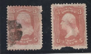 USA: Lot 23 - Postage #94 (1867 - Mint H & U) 2021 Scott Catalog Value $362.50 - Picture 1 of 3