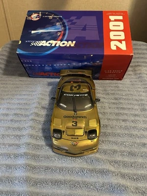 ACTION 1/18 масштаб CORVETTE C5-R «Дейл Эрнхардт» 2001 (гоночная золотая версия) - Изображение 1 из 4
