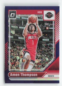 Donruss Optic #169 Amen Thompson púrpura 2024-25 - Imagen 1 de 2