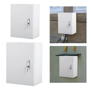 Electric Panel Box Cable Box Waterproof Solid Flameproof Metal Enclosure Sealed - Picture 1 of 14