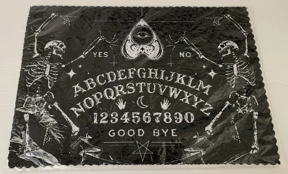 6 manteles individuales Halloween OUIJA BOARD NUEVO Tela 18"x12" Mesa de Fiesta SEIS Sesiones Foto 1 de 1