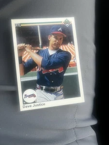 1990 Upper Deck - #711 David Justice (RC) - Picture 1 of 2