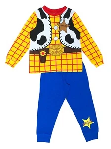 Boys Woody Pyjamas Fancy Dress Toy Story Size 18 Months - 6 Years World Book Day - Picture 1 of 5