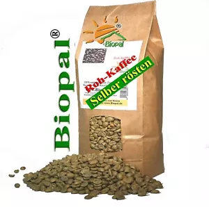 500 g Arabica Grüner Rohkaffee, Spitzenkaffee, ganze Kaffeebohnen von Biopal® - Bild 1 von 2