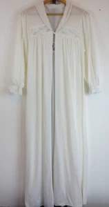 Bata De Colección Llise Stevens Off White Frente Abierto Mujer Talla S Manga Larga LEER - Imagen 1 de 14